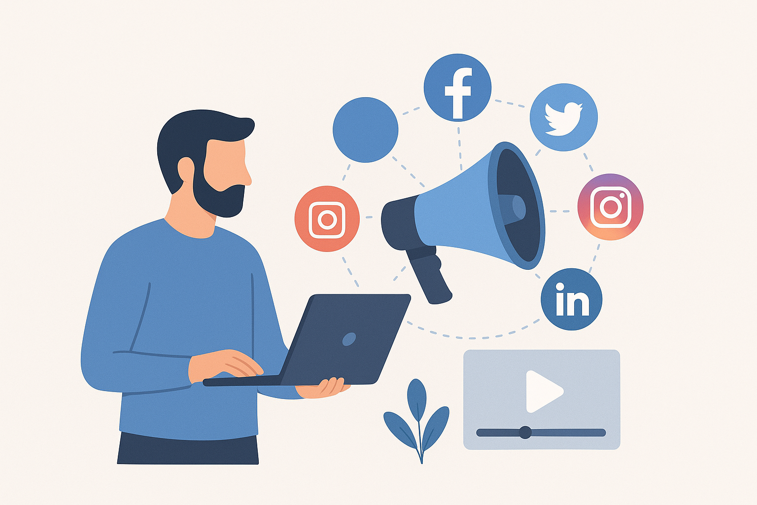 The Role of Social Media in Content Distribution