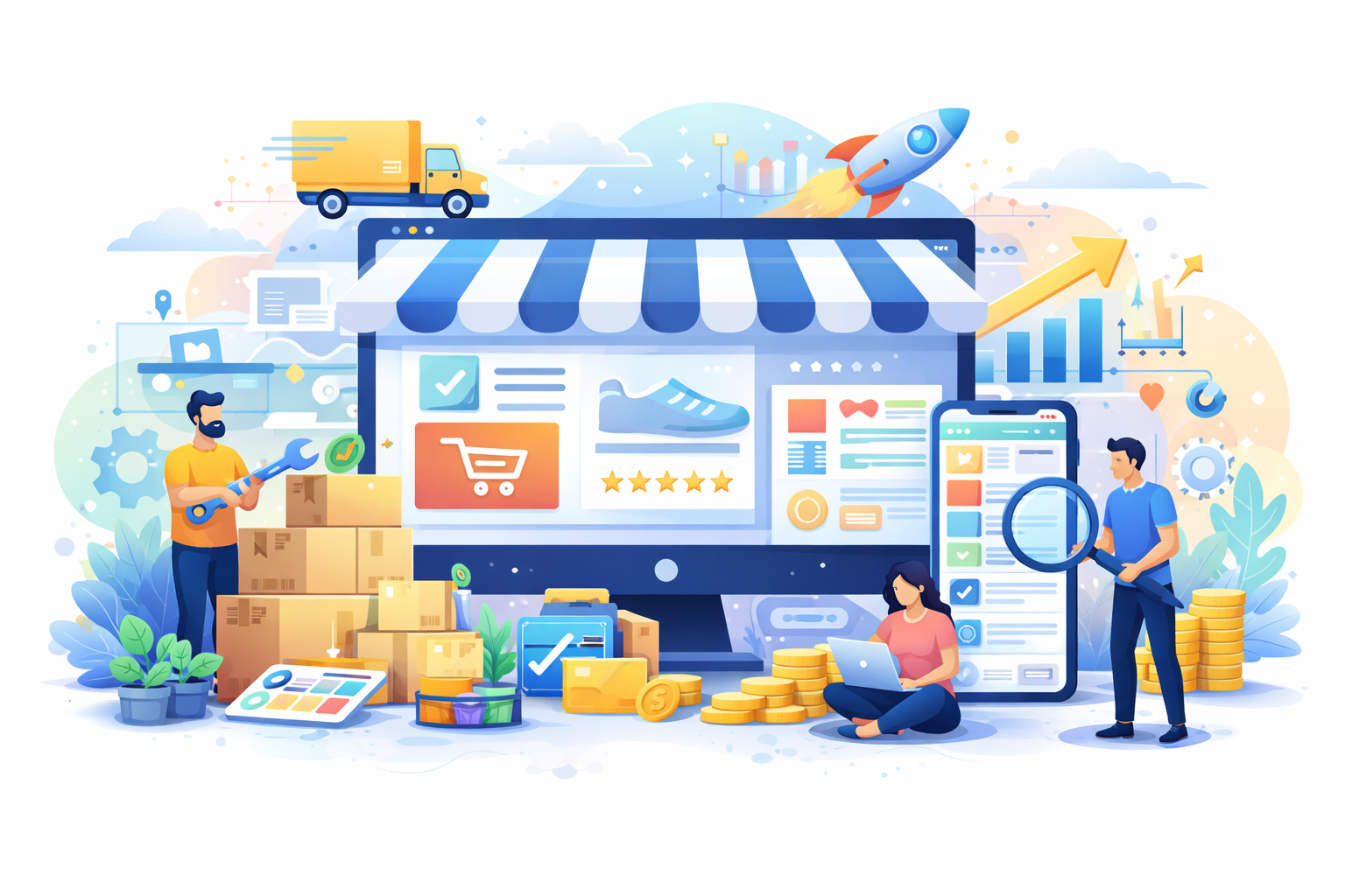 E-Commerce Solutions: Build, Scale, and Optimize Your Online Store for Sustainable Growth