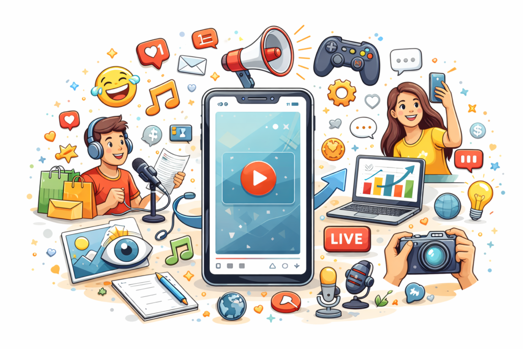 Content Types Used in Social Media Marketing