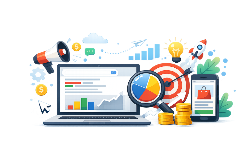 The Ultimate Guide to Google Ads: Strategies, Optimization, and ROI Growth