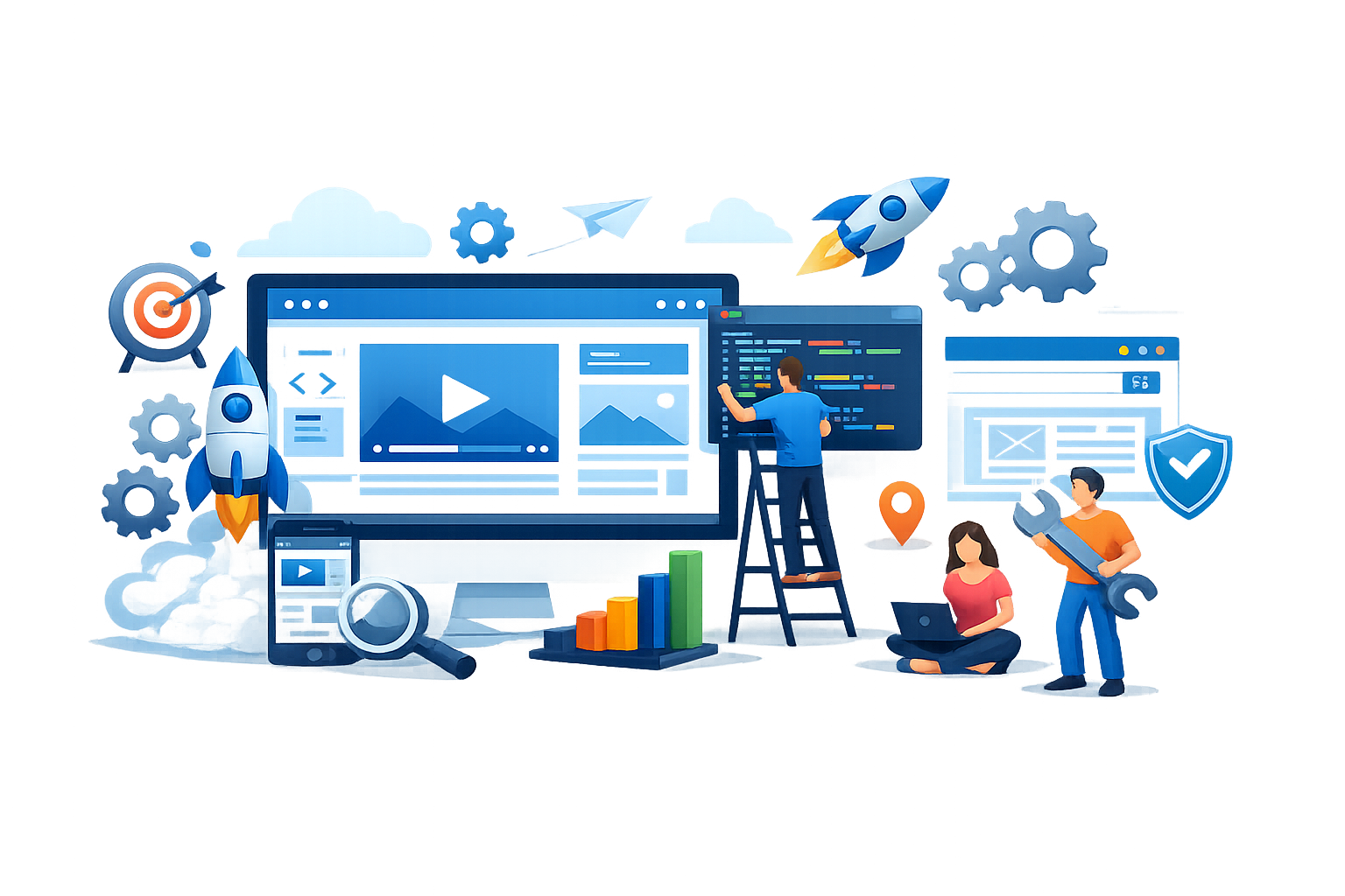 Custom Website Design & Development: Boost Performance, UX & SEO
