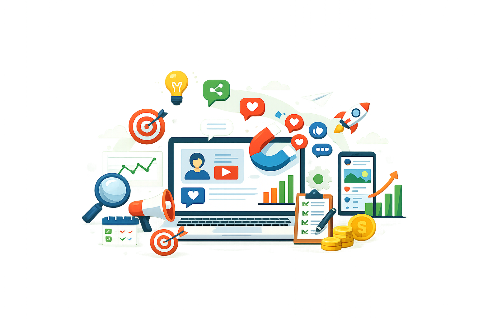 The Complete Guide to Social Media Marketing: Strategies, Growth, and Measurable Success