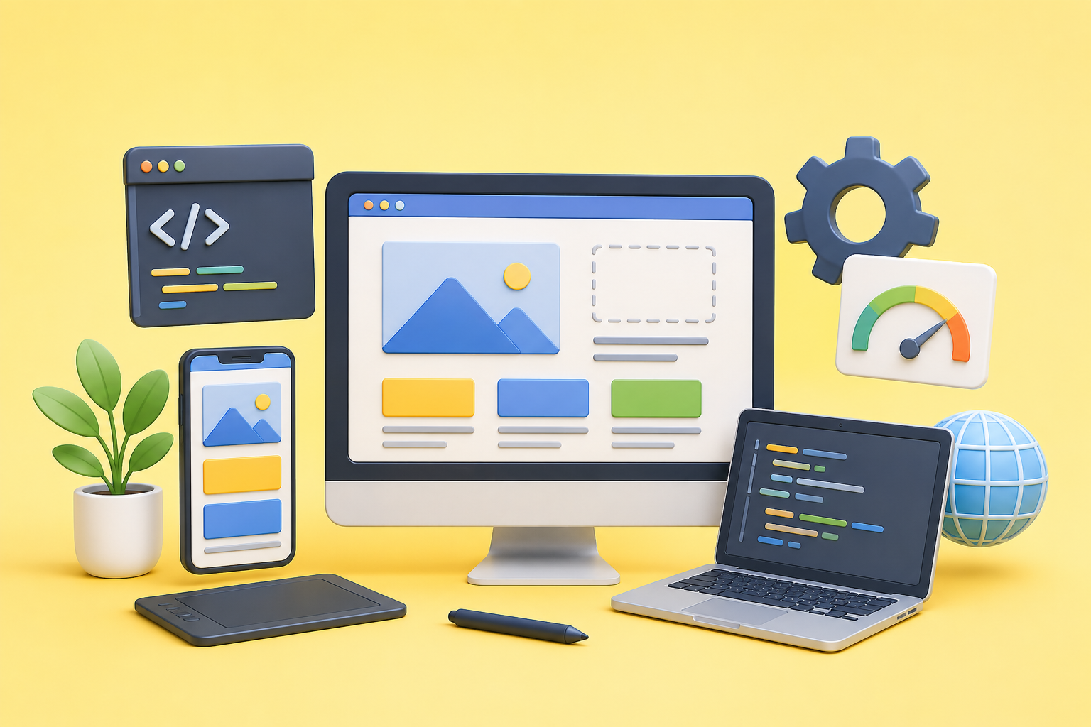 Website Design and Development: The Complete Guide to Building High-Performance, SEO-Optimized Websites