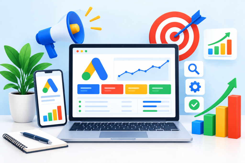 Google Ads: The Complete Guide to Strategy, Campaign Setup, Optimization, and Business Growth