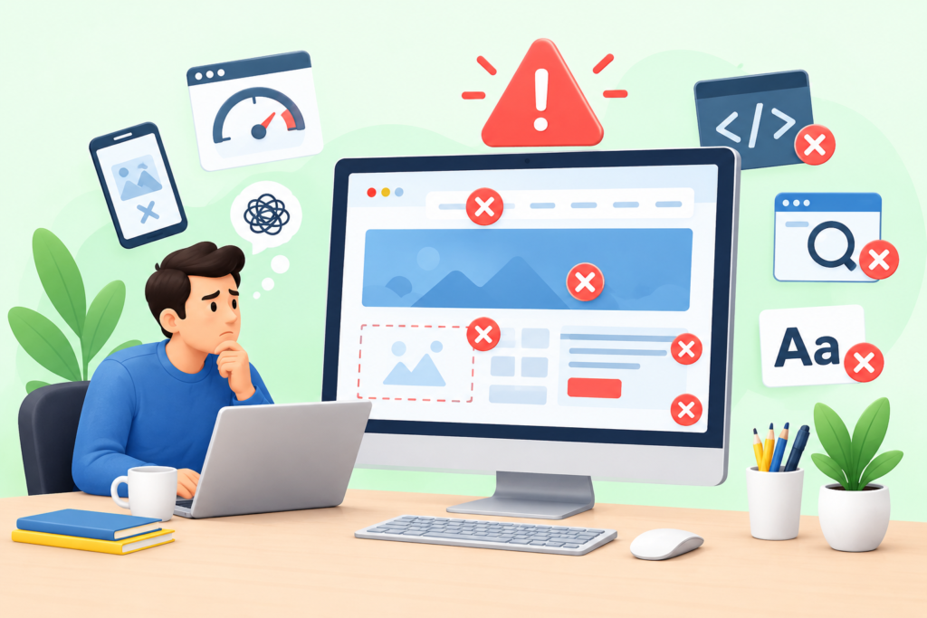 Common Website Design and Development Mistakes to Avoid