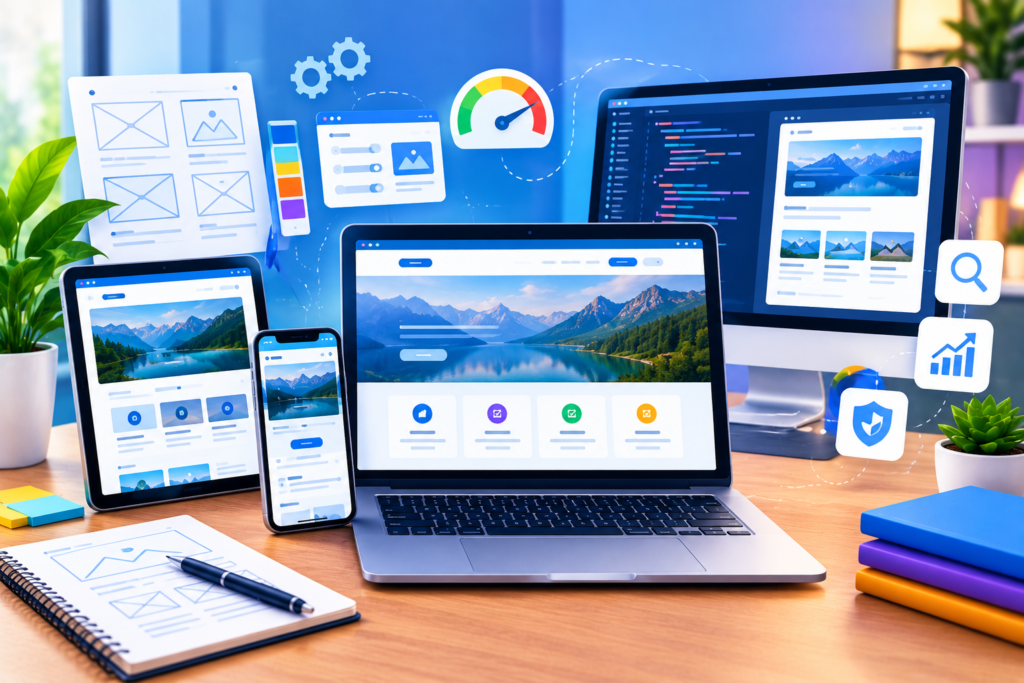 Website Design and Development: The Complete Guide to Building High-Performance, SEO-Optimized Websites