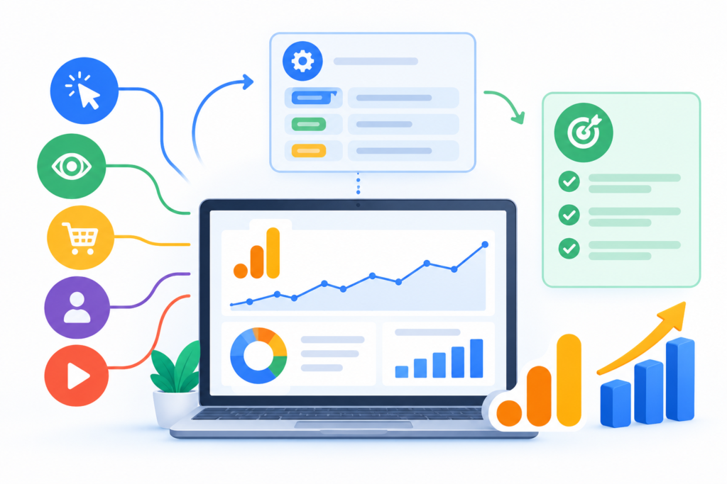 Events, Parameters, and Key Events in Google Analytics
