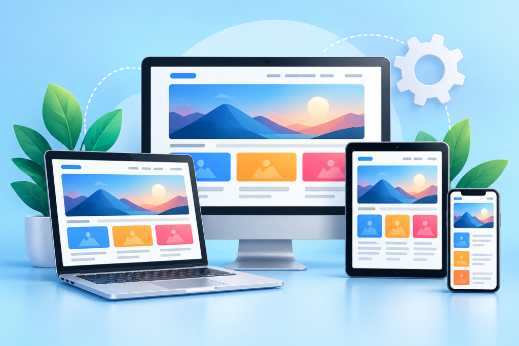 Responsive Web Design for Mobile, Tablet, and Desktop