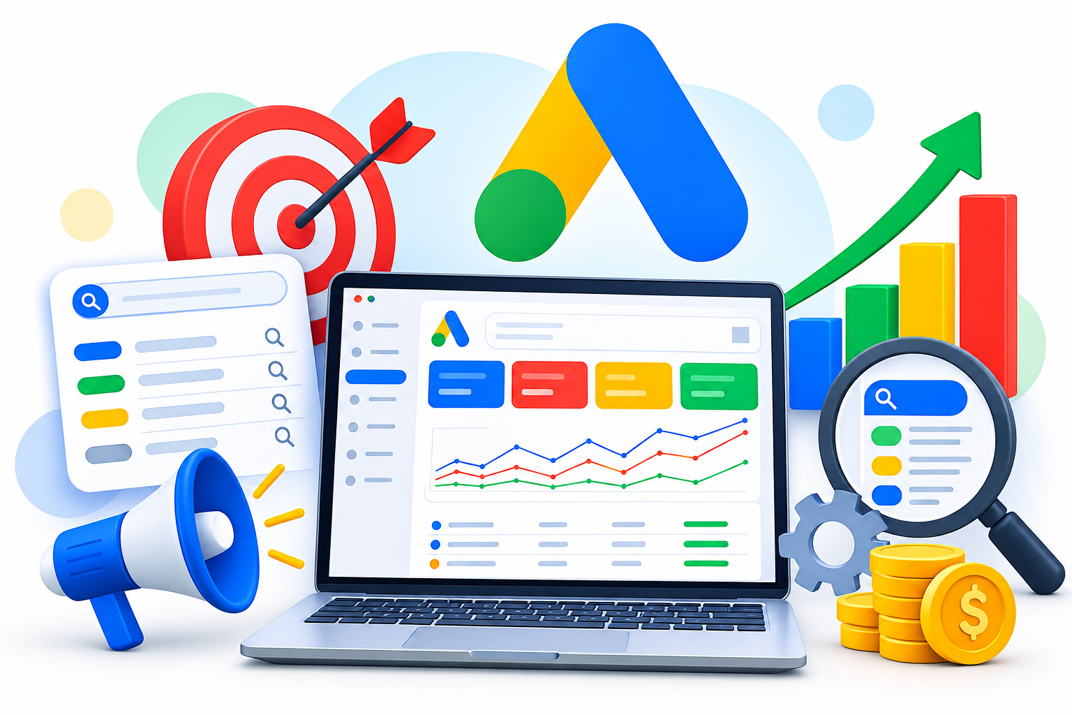 Google Ads: The Complete Guide to Strategy, Campaign Setup, Keyword Targeting, Optimization, and Business Growth