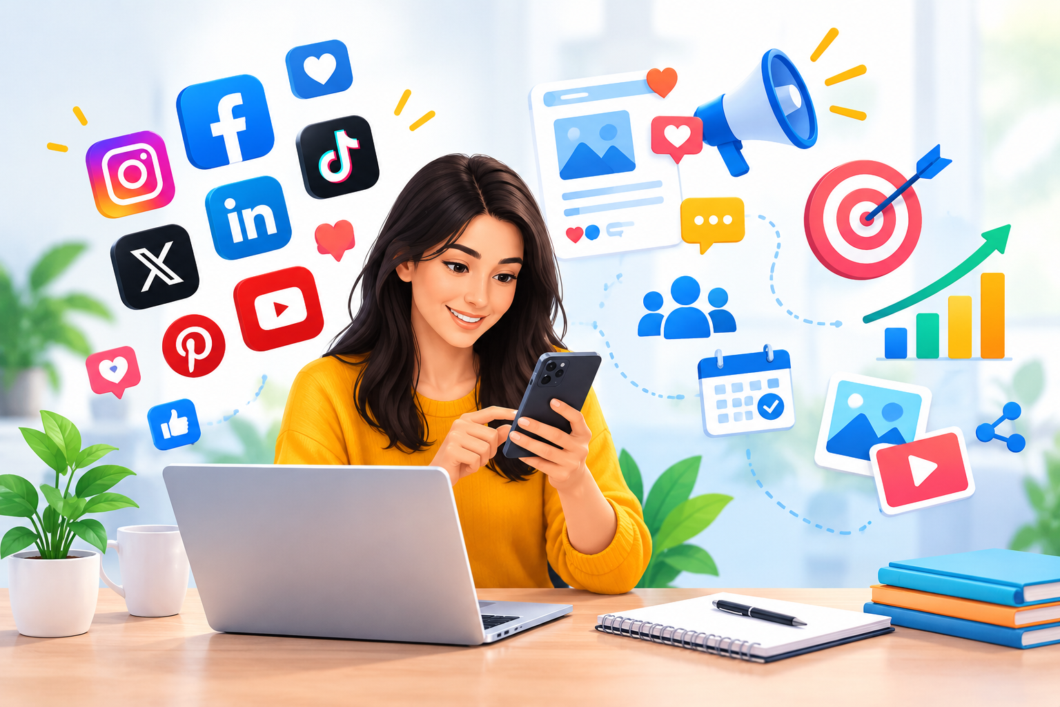 Social Media Marketing: The Complete Guide to Strategy, Content, Engagement, Advertising, and Business Growth