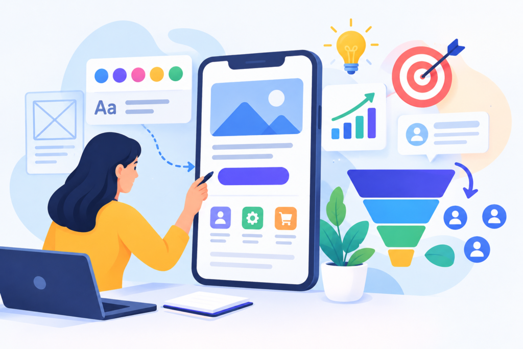 User Experience Design and Conversion-Focused Interfaces
