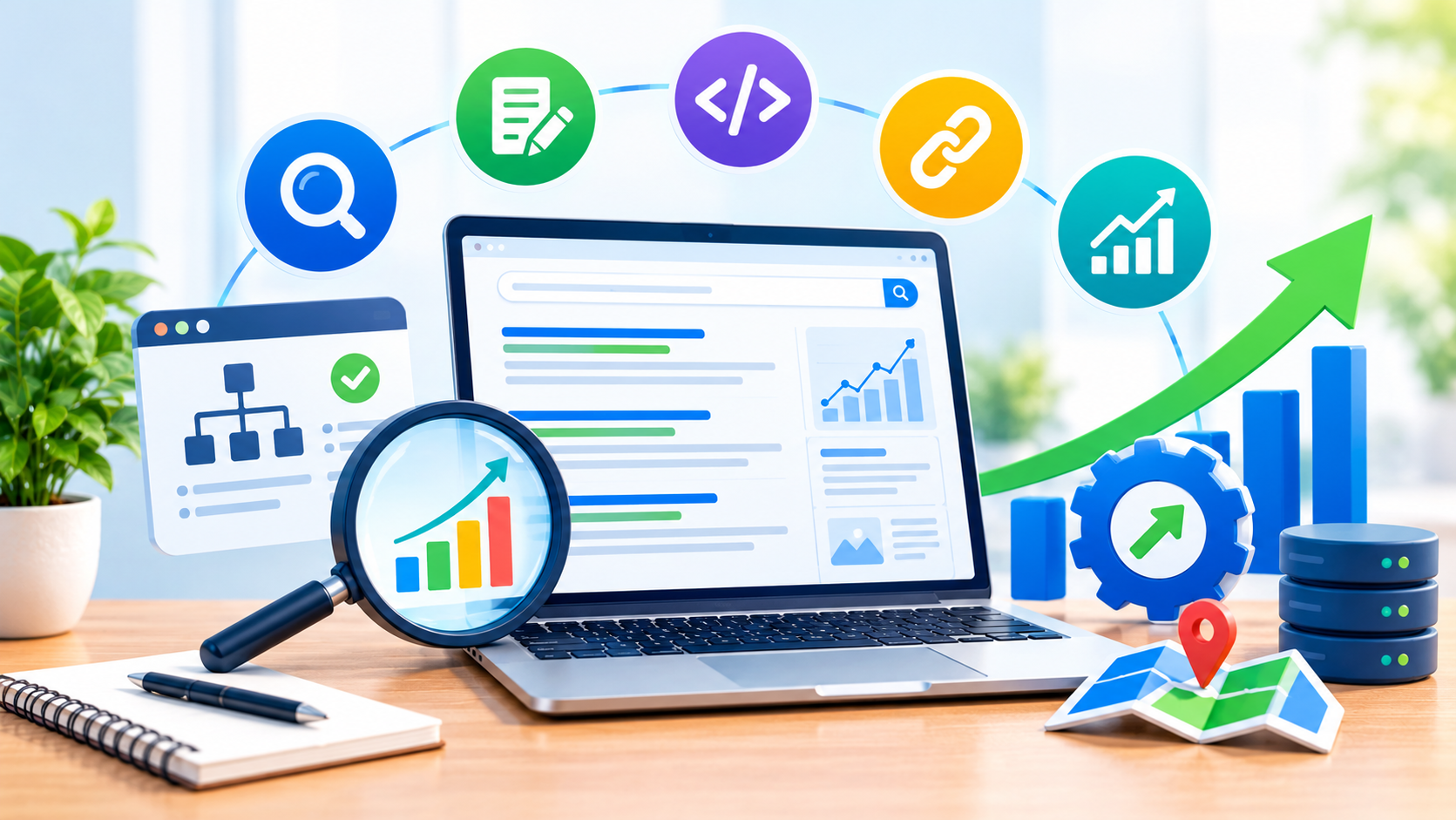 Search Engine Optimization: The Complete Guide to Organic Rankings, Technical SEO, Content Strategy, and Sustainable Growth